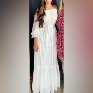 Baltic born white maxi dress
